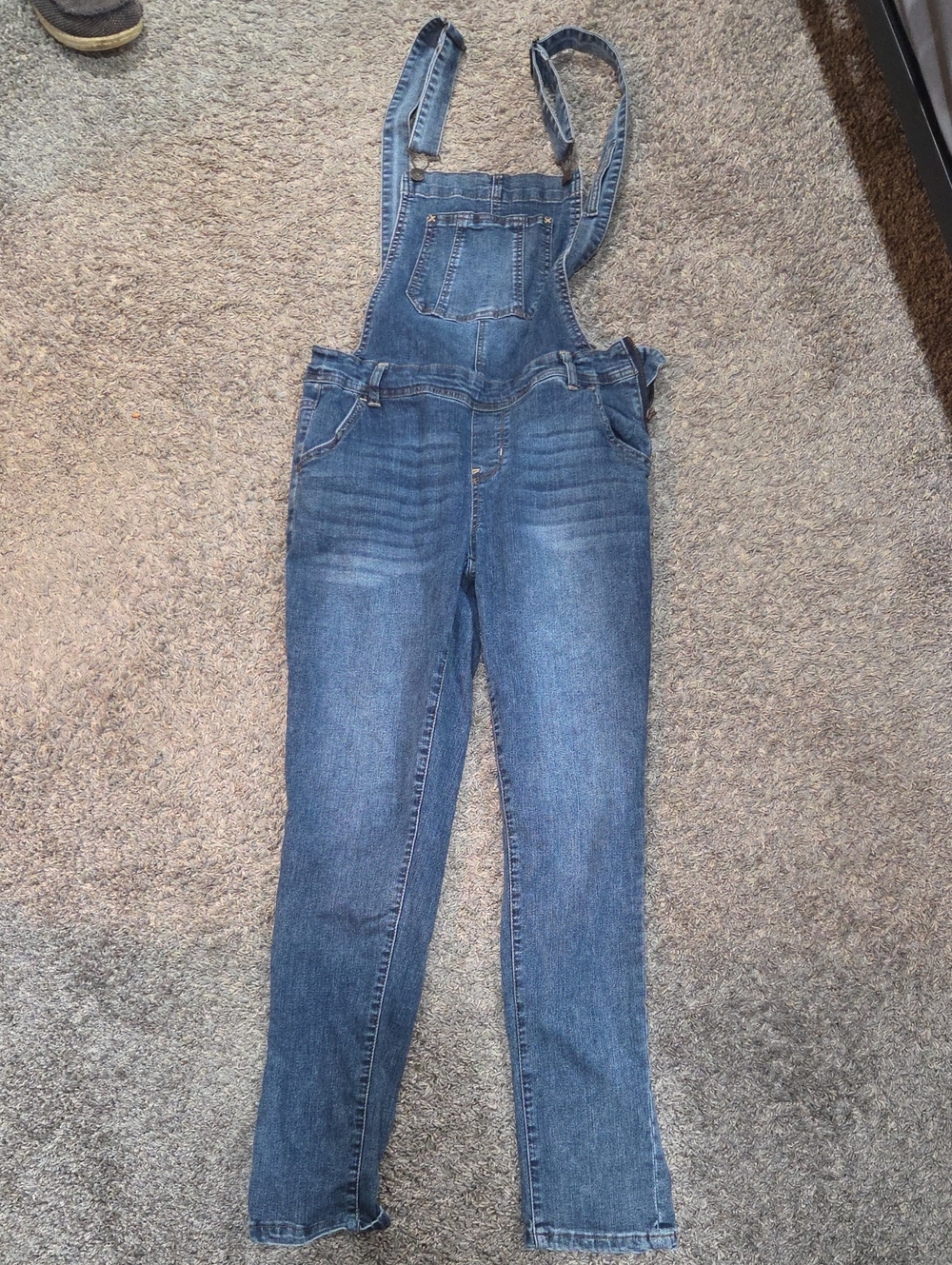 Wallflower Blue Denim Women's Overalls with Front Bib
